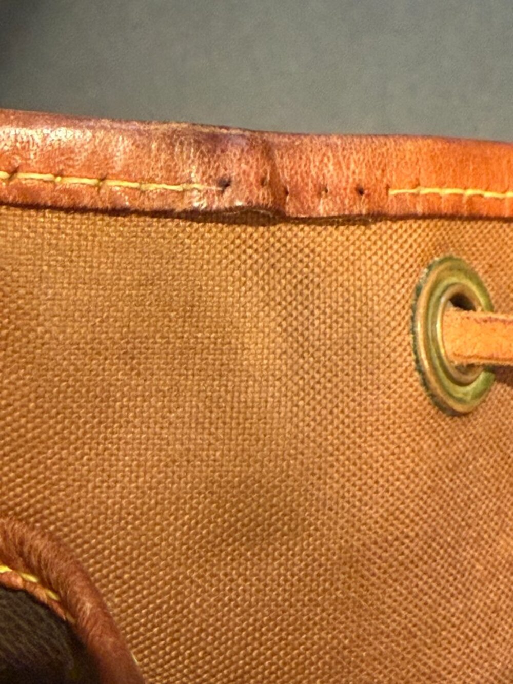 LOUIS VUITTON Noe GM Monogram Canvas Brown Drawstring Bucket Shoulder Bag - Picture 12 of 15